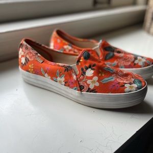 Keds platform slip ons - Rifle Paper collab